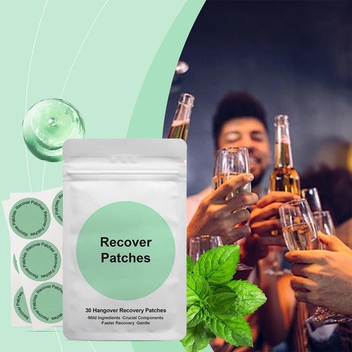 Natural Hangover Aid Care Patch 30pcs - After Party Recovery Sobering Patches - Picture 3 of 23