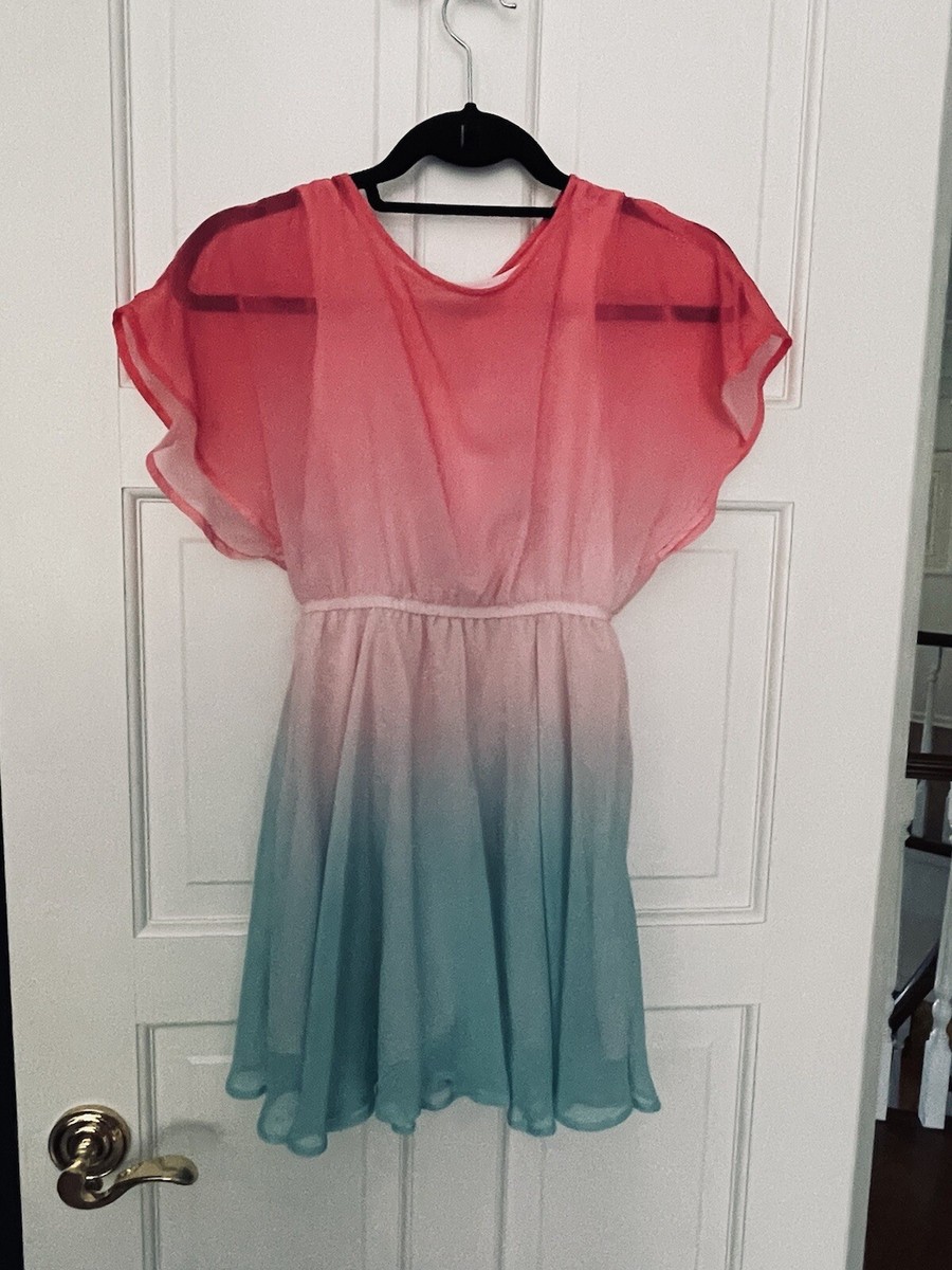 blue and pink ombre dress Wicked Glinda Blue Ombr Dress
