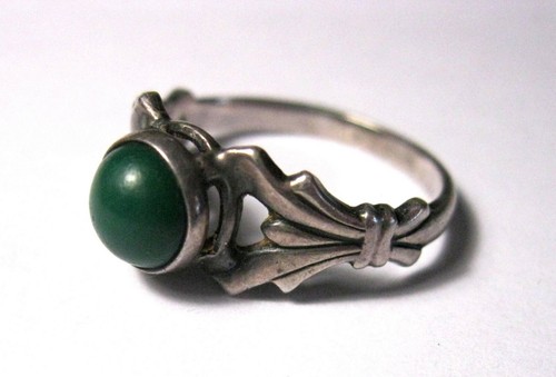 Bellissimo anello antico vintage URSS argento 875 fantastico - Foto 4 di 12
