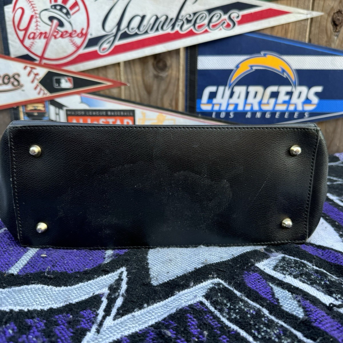 MAISON HERITAGE Paris Leather Black Shoulder handbag Medium