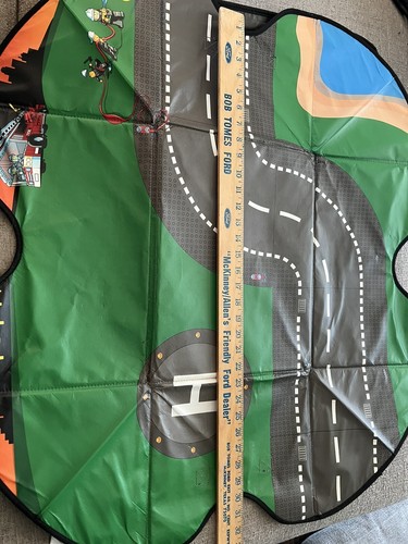 Lego zusammenklappbare Aufbewahrungsbox umbaubar zur Matte zum Spielen Feuerwehr Feuerwehrauto - Bild 19 von 22