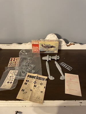 Gloster Meteor 8 Twin-Jet Fighter FROC 1/72 Model Kit w/ Box Complete