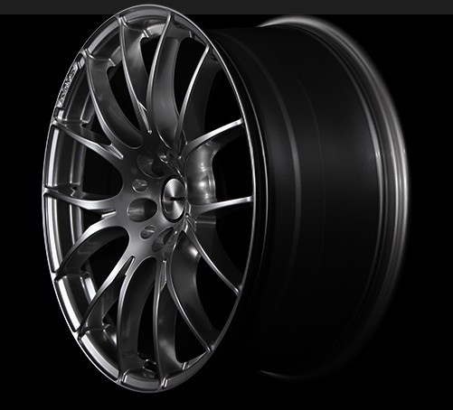 RAYS HOMURA 2x7 Wheels 19x8.0J +48 5x112 Spark Plated Silver