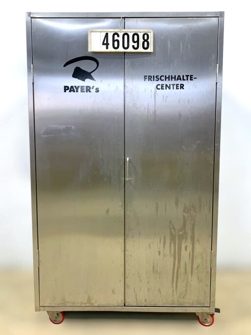 Edelstahl Schrank Metallschrank Lagerschrank für Gastronomie Lebensmittel 46098