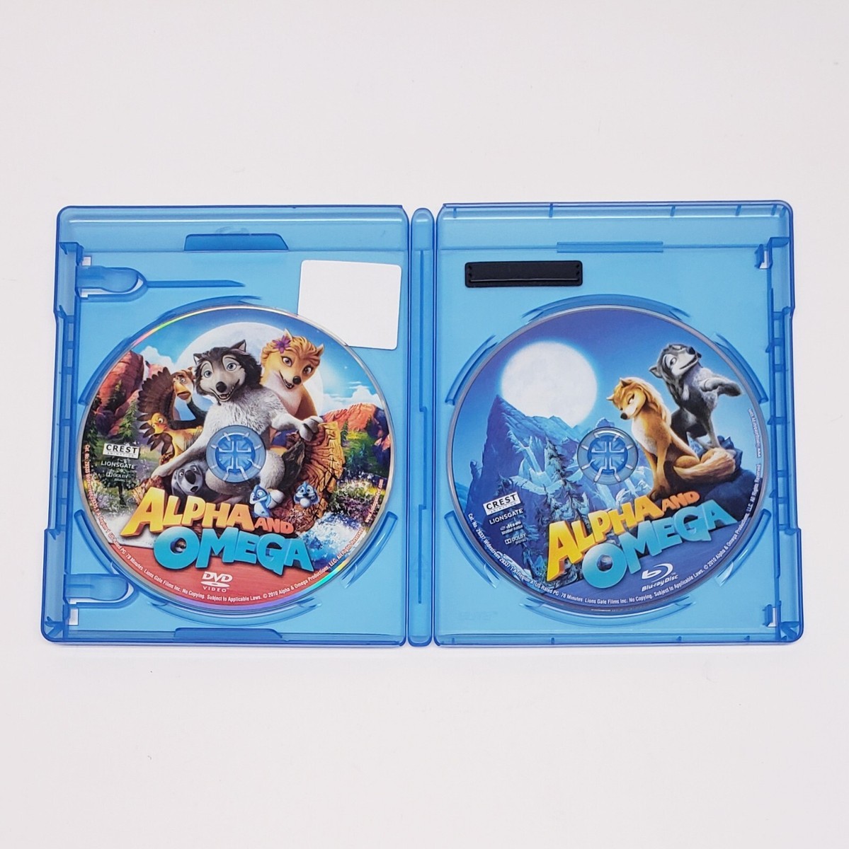 Alpha and Omega (Blu-ray, DVD 2010) ANIMATED FAMILY COMEDY