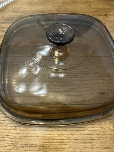 Pyrex Corning  A-12-C AMBER 5 Quart / L Glass Replacement Lid