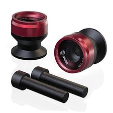 6MM Swingarm Spools Sliders Stand CNC Universal M6 Compatible Aluminum Red