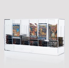 Acrylic Booster Pack Dispenser for TCG Packs 6 Slots