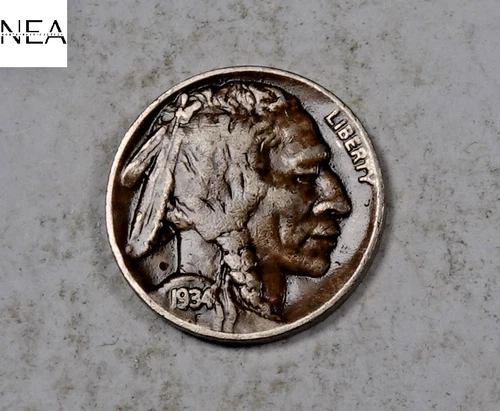 1934-D Buffalo Nickel ~ Extra Fine XF/EF ~ ZB764