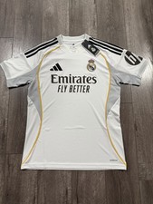 adidas Real Madrid Home Soccer Jersey Slim Fit M White/Gold JJ1931 Emirates