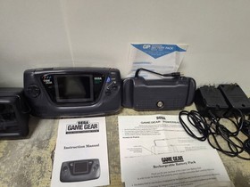 SEGA Game Gear w/Accessories & 40 Games All with cases-Many w/Manuals - Tested
