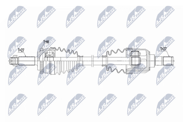 NTY Antriebswelle NPW-KA-417 FüR Hyundai KIA-image
