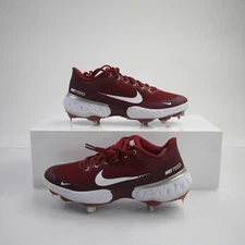 Nike Alpha Huarache Baseball Cleat Men's Dark Red/White New without Box