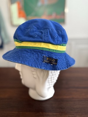 Polo Ralph Lauren Reversible Safari Bucket Hat Cap Floral Aloha