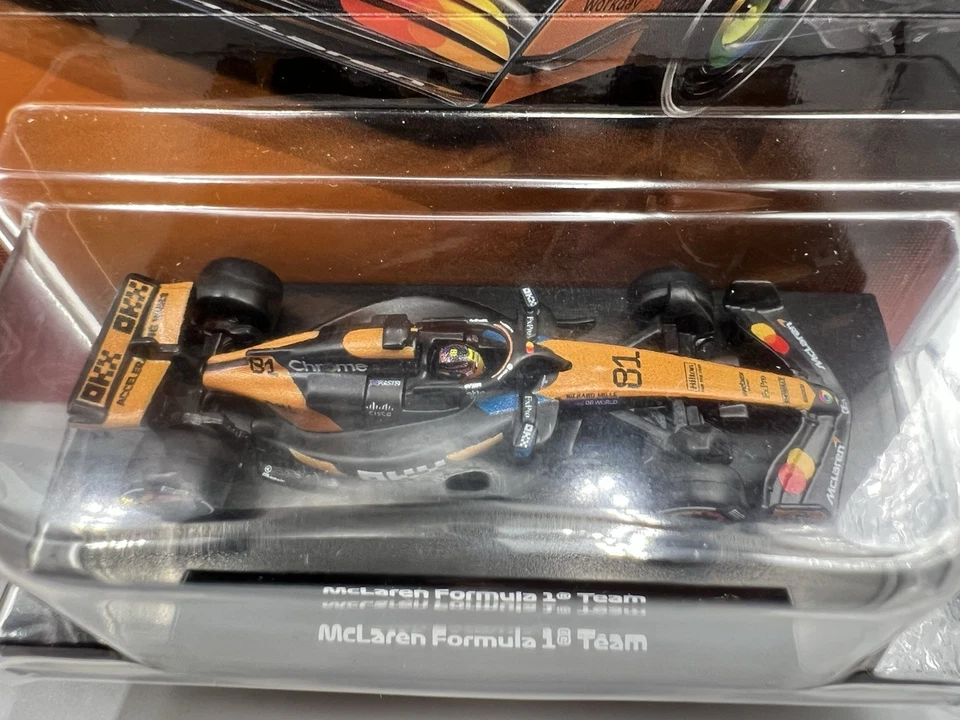 Hot Wheels F1 2025 Juego Completo de 2 McLaren Racing Team # 4 y # 81 Foto 3 de 4