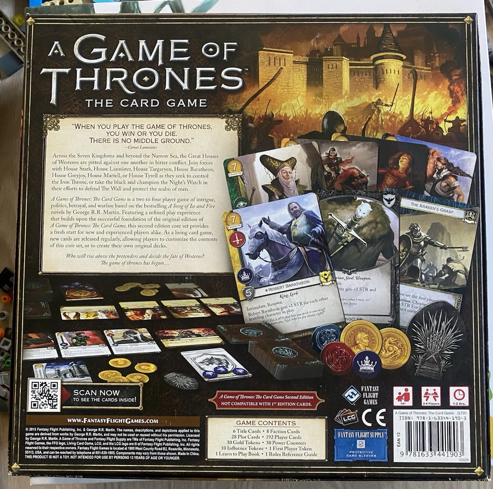 FFG A Game of Thrones LCG 2nd Second Edition Core Set (x3)!!! - Image 2 of 4