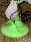 Original 1930's Uranium Glass Houze Vidrio Akro Fan -Rare — photo 5