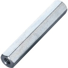 Image of PB Fastener S57040X30 Zinc Plated Steel F/F Spacers M4 x 30mm Pack Of 10