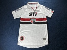 Sao Paulo FC Penalty Home Soccer Jersey Kit Shirt Polo 2013/14 Youth sz Med