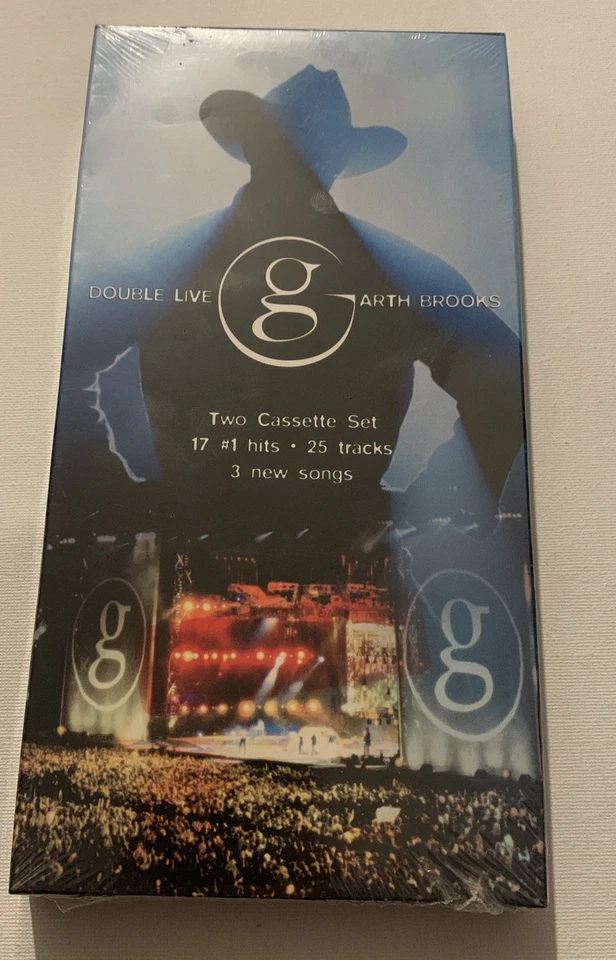 Double Live Garth Brooks (Cassette 2 Tape Set Capitol Nashville)25 Tracks - Image 4 of 4