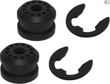 2PCS Shift Linkage Bushings with 2 E-clips Transfer Case Shifter Control Lev