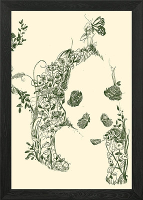 Sketch of Nature Framed Wall Art Poster Canvas Print Picture