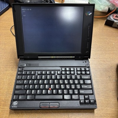 IBM Thinkpad 365X - Vintage Intel Pentium Notebook with Microsoft