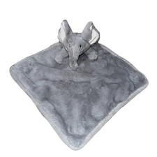SL Fashions Gray Plush Elephant Baby Lovey Security Blanket