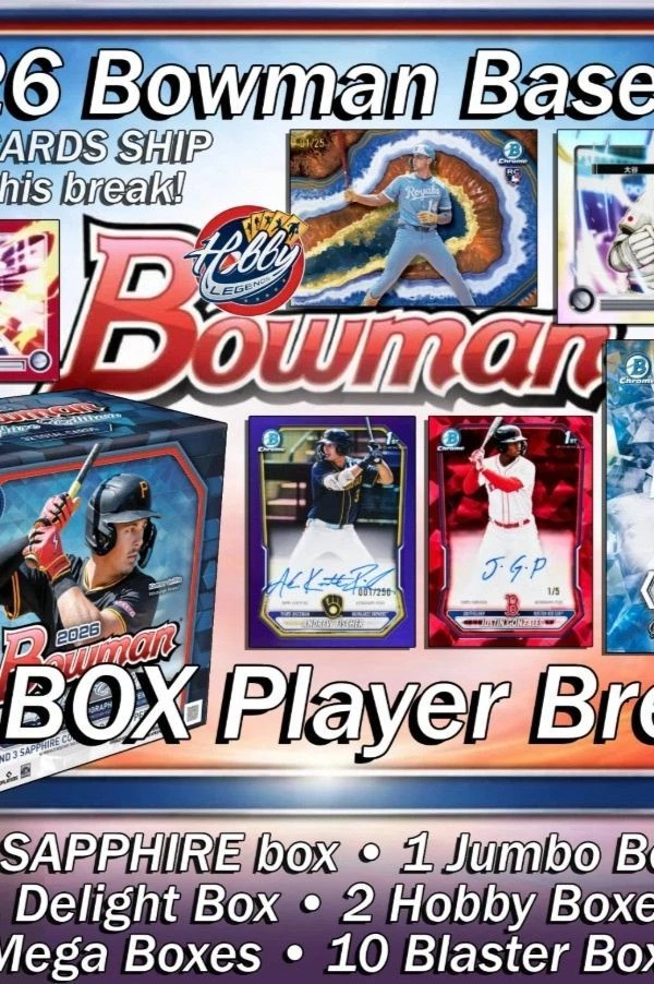 2026 BOWMAN+SAPPHIRE (20 Box) Player Break #1