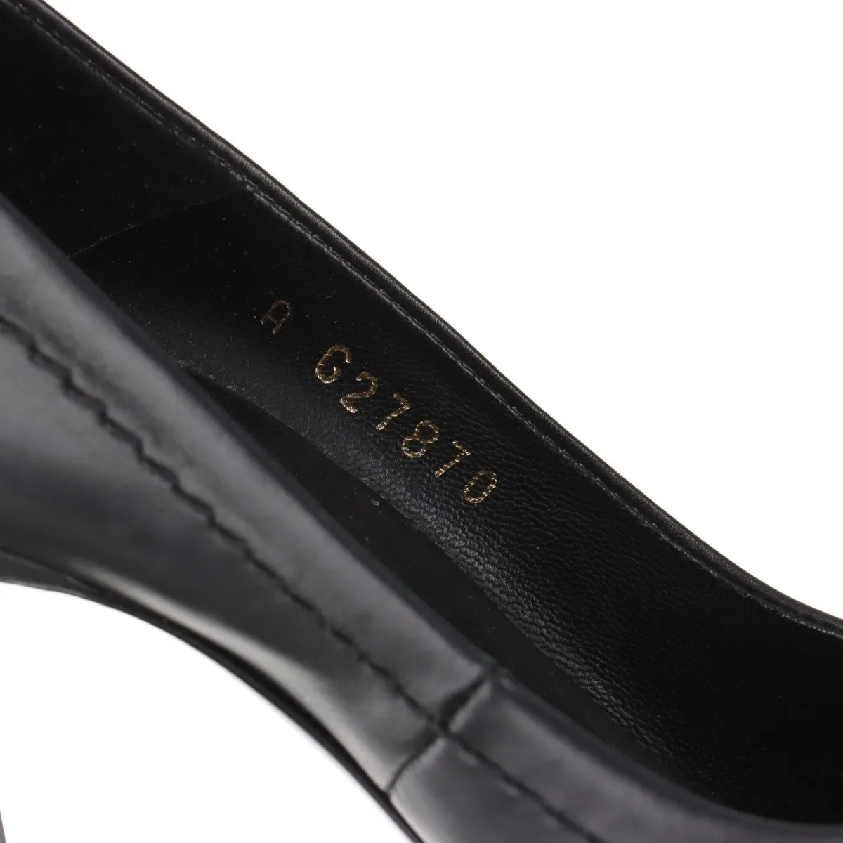 Chanel Coco Mark 11A Leather Pumps 36 Ladies' Black G27870 Heels and toes have s thumbnail 11