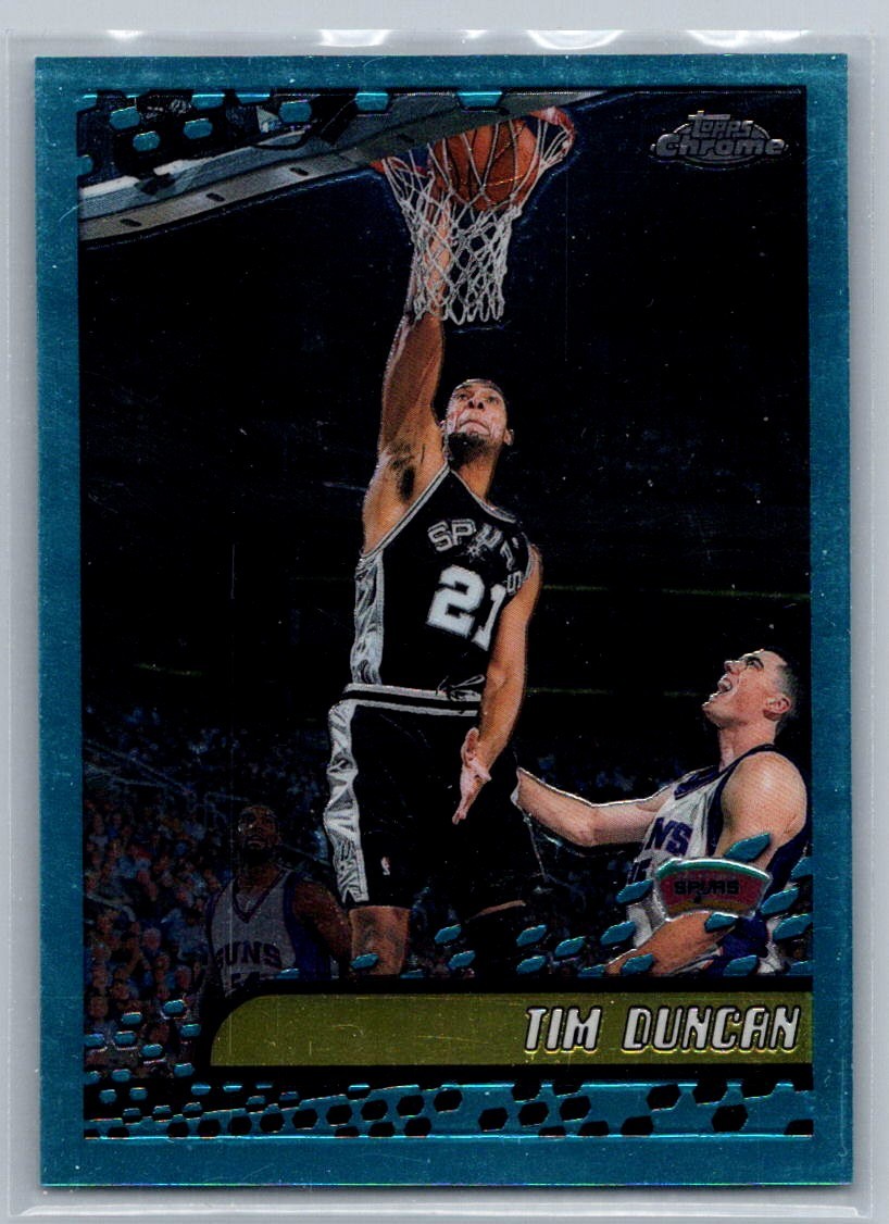 2001 Topps Chrome  Tim Duncan 30