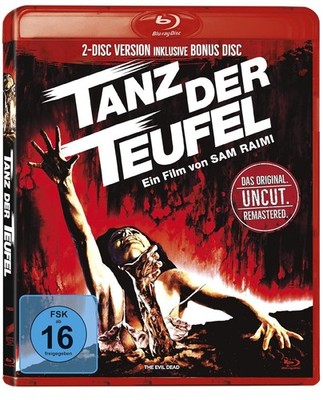 Tanz der Teufel UNCUT Blu-ray Sam Raimi Gore Splatter Klassiker 2 Disc Bonus NEU