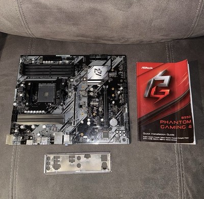 ASRock B550 Phantom Gaming 4 Motherboard | Tested | Working