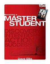 BECOMING A MASTER STUDENT By Dave Ellis **BRAND NEW**