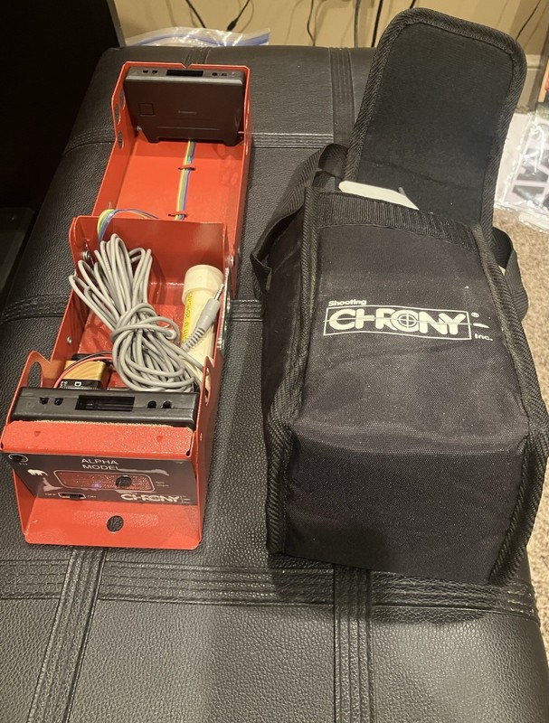 Shooting Chrony Alpha Model Chronograph - Nice with Carrying Bag And  Papers