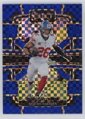 2023 Panini Select Concourse Blue Prizm /199 Saquon Barkley #75 1q1l