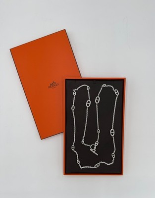 BNIB HERMES Farandole Long Necklace 120 Sterling Silver