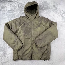 Viktos Alpha Dawn Jacket Mens Large Green Camo Insulated Hooded Tactical Puffer