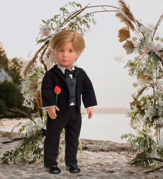 Suit, Tuxedo - Wedding Suit, 1st Communion, Designed for 18"