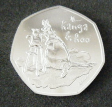 50p COIN 2022 KANGA AND ROO - WINNIE THE POOH ROYAL MINT BU