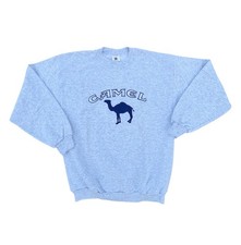 Vintage 90 s Camel Joe Styles Embroidered Crewneck Sweater Grey Large Pullover