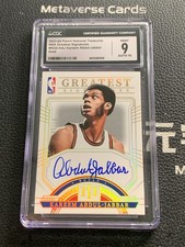 2023-24 National Treasures NBA Greatest Auto Gold Kareem Abdul-Jabbar/10 CGC9/10