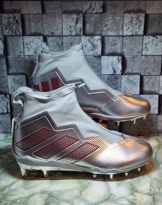 Adidas Nasty Fly  NC State Wolfpack  Football Cleats Shoes Men's Size 13 HQ6405