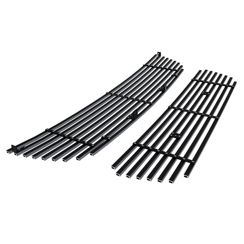 Fits 2005-2007 Ford Escape Stainless Black Billet Grille Grill Insert Combo - Foto 2 di 7