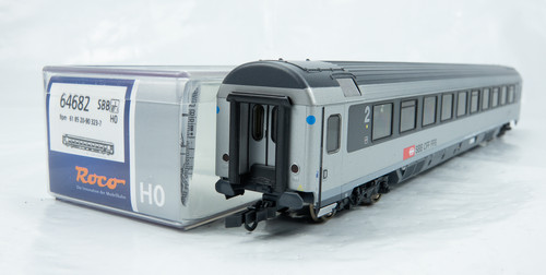 Roco 64682 EC-Wagen 2.Kl. der SBB Ep VI, sehr guter Zustand in OVP | Zustand: Gebraucht