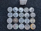 $10 1964 Kennedy Half-Dollars 20 Coin Roll - UGLY Junk Silver - Culls Cosmetic