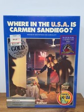 Where in the U.S.A. Is Carmen Sandiego PC Dos, 1989 - 3.5" AND 5.25"