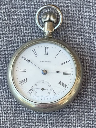 Antique 1901 WALTHAM Grade 18 Pocket Watch Model 1883 18s 7j Fahys Case Runs