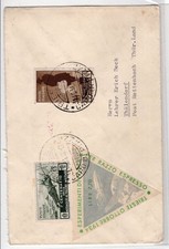 Zeppelin/ Aérien 1934 ZUCKER Fusée Avec Les Deux Vignettes Sur Lettre (EA3124)