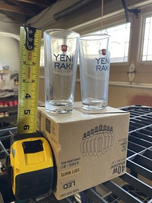 Yeni Raki Glass 165 cc - Pashabache Raki Glass - New 6 Pack Free Ship